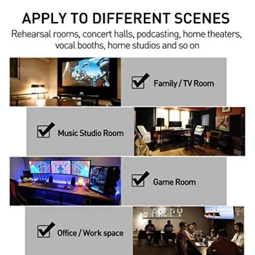 Acoustic Foam Panels - 52 Pack for Soundproofing