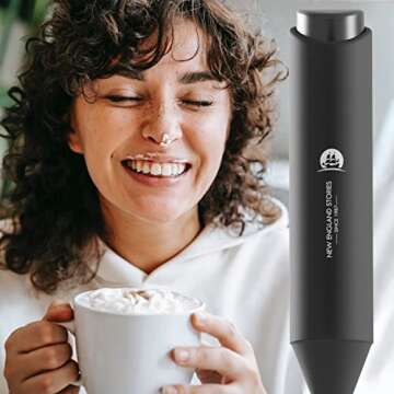 Handheld Milk Frother for Coffee, Matcha, and More
