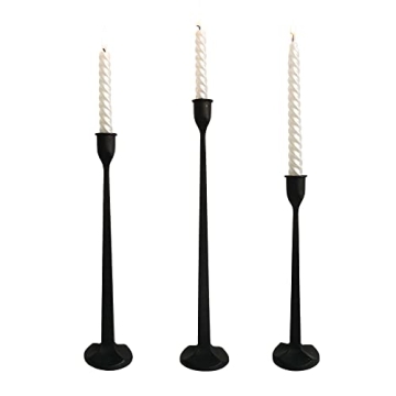 Elegant Iron Taper Candle Holder Set - Perfect for Any Occasion