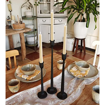 Elegant Iron Taper Candle Holder Set - Perfect for Any Occasion