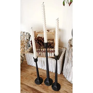 Elegant Iron Taper Candle Holder Set - Perfect for Any Occasion