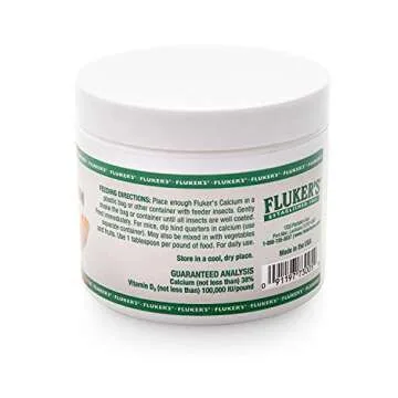 Fluker's Calcium Reptile Supplement with added Vitamin D3, 4 oz.