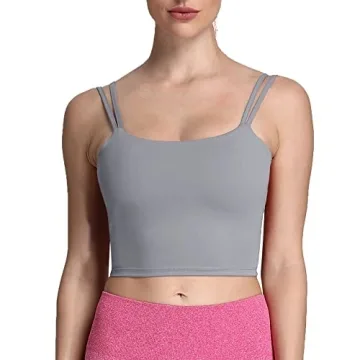 Aoxjox Backless Sports Bra - Stylish Workout Cami for Women