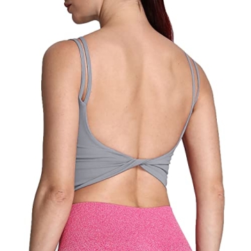 Aoxjox Backless Sports Bra - Stylish Workout Cami for Women