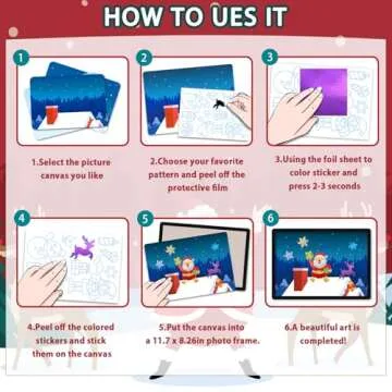 SOOVSY Foil Art Kit for Kids - Creative Fun & Crafts