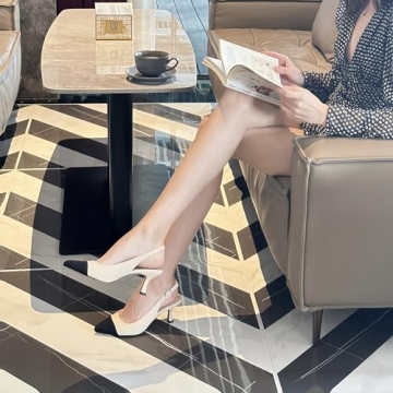 Stylish UMECOOL Slingback Kitten Heels for Women