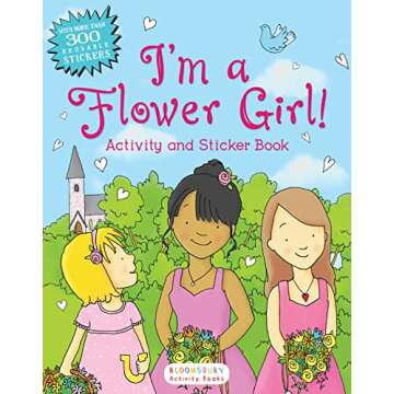 Fun Flower Girl Activity Book with Stickers