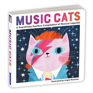 Music Cats Board Book: An Enchanting World of Feline Melodies