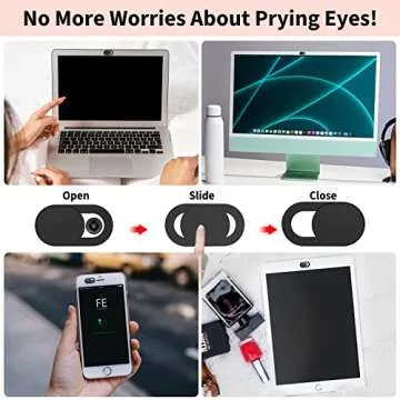 Yilador Webcam Cover Slide - Ultra Thin Privacy Protector