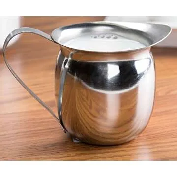 Stainless Steel Bell Creamer Set - Elegant Dining Solution