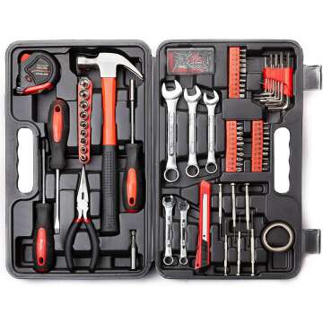 CARTMAN 148-Piece Tool Set for Household Repairs