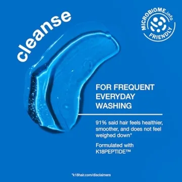 K18 Shampoo for Damage Repair, Frizz Control & Shine