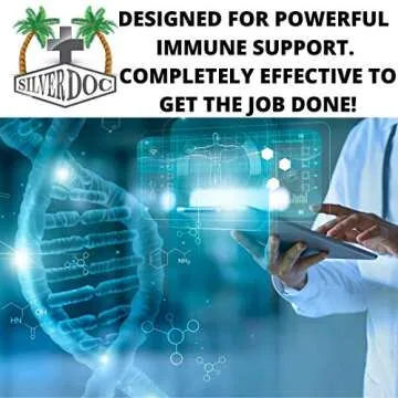 32 oz Total, Silver Doc Silver Hydrosol Mineral Supplement, Natural Alternative and Immune Support, Positively Charged 99% Bio-Available Colloidal Molecules Seek Out Unwanted Visitors