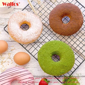 Walfos Silicone Donut Mold for Healthy Baking Fun