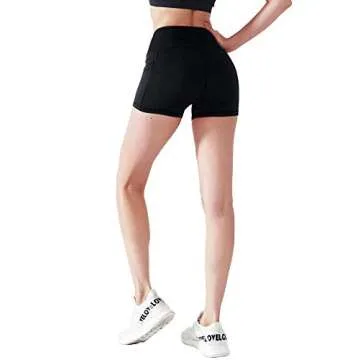 CADMUS Women's High Waist Yoga Shorts - Comfortable & Stylish