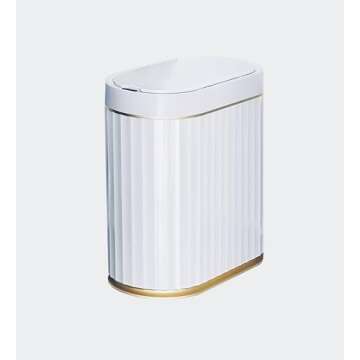 EMANE Motion Sensor Smart Garbage Bin with No Show Trash Bag Design - Durable & Waterproof Smart Tra...