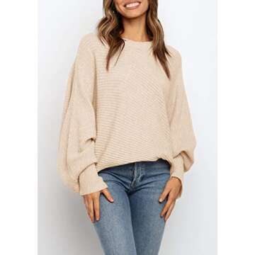 Stylish Mafulus Oversized Women's Crewneck Sweater