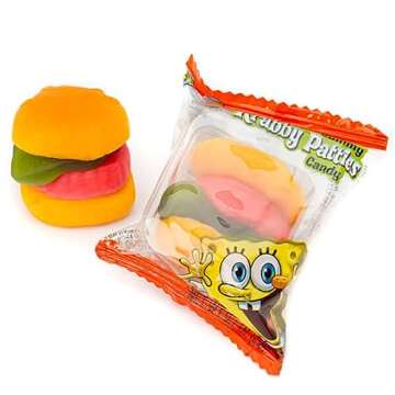 Krabby Patty Gummy Candy Sponge Bob Treats for All Cultures