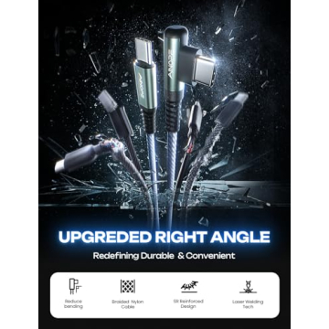 Get AINOPE USB C Cable 60W Fast Charging 2-Pack