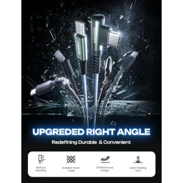 Get AINOPE USB C Cable 60W Fast Charging 2-Pack