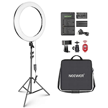 Neewer 20-inch LED Ring Light Kit for Professionals and Creators