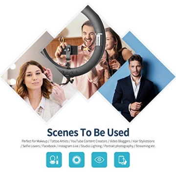 Neewer 20-inch LED Ring Light Kit for Professionals and Creators