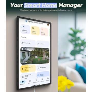 Cozyla 22 Inch Digital Calendar Wall Touch Screen Syncs All Calendar Apps To Do List Notepad Family Calendar Electronic Wall Calendar Chore Chart for Kids Adults Meal Planner Smart Calendar Black