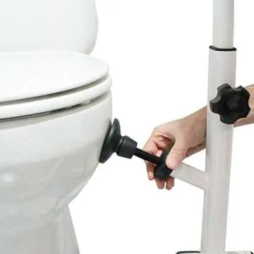 KMINA Toilet Safety Frame for Seniors with Adjustable Handles