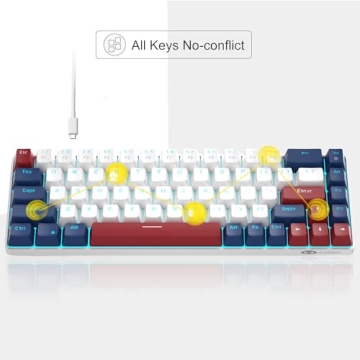 MK-Box LED Compact Mechanical Keyboard for Gaming
