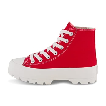 CUSHIONAIRE Women's Vespa High Top Sneaker for Comfort