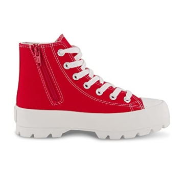 CUSHIONAIRE Women's Vespa High Top Sneaker for Comfort