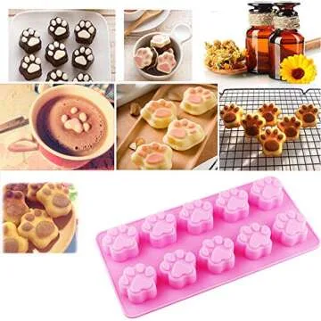 Fun Pet Treat Molds for Dog Lovers - 7 Pack Set