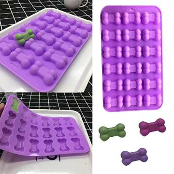 Fun Pet Treat Molds for Dog Lovers - 7 Pack Set