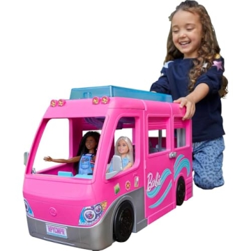 Barbie DreamCamper Toy Vehicle with 60 Accessories