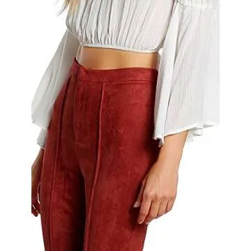 MakeMeChic Women's Stretchy Flare Pants for Every Occasion