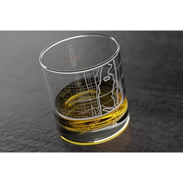 Personalized Miami Map Whiskey Glass - Perfect Gift