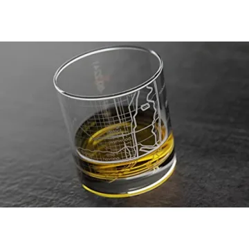 Personalized Miami Map Whiskey Glass - Perfect Gift