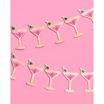 xo, Fetti Martini 3D Pop Up Gold Foil Banner for Parties