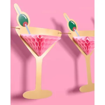 xo, Fetti Martini 3D Pop Up Gold Foil Banner for Parties