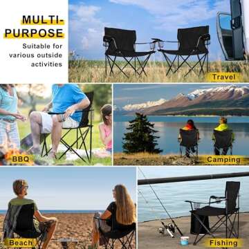 Durable Joyfair Portable Camping Chair for Outdoor Adventures