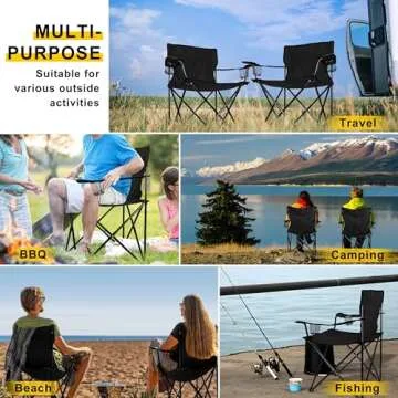 Durable Joyfair Portable Camping Chair for Outdoor Adventures