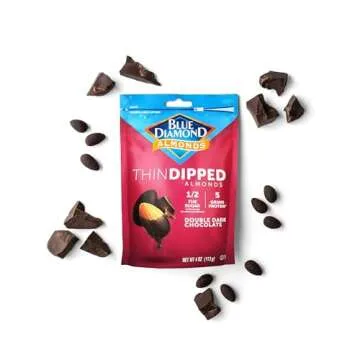 Blue Diamond Chocolate Covered Almonds, Guilt-Free Snack