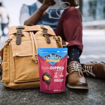 Blue Diamond Chocolate Covered Almonds, Guilt-Free Snack