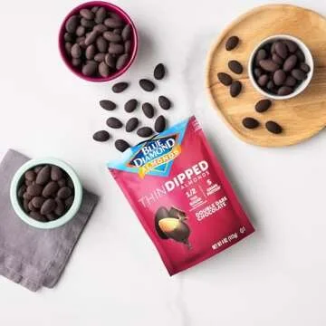 Blue Diamond Chocolate Covered Almonds, Guilt-Free Snack