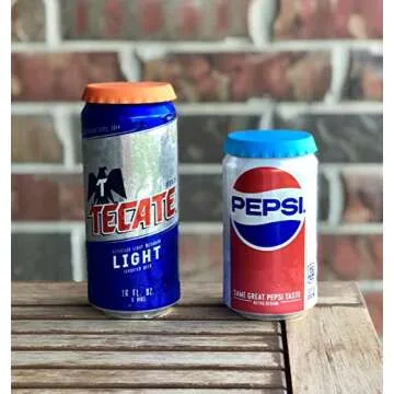 Silicone Soda Can Lids for Outdoor Adventures, 6 Pack