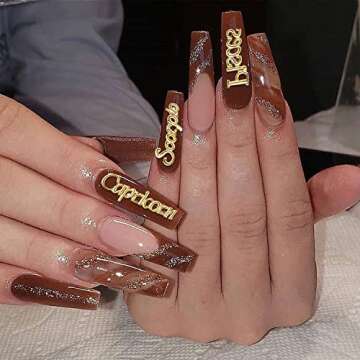 JERCLITY Zodiac Nail Charms Set for Stylish Nail Art