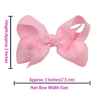 JOYOYO 40PCS Hair Bows for Girls - Colorful Toddler Accessory