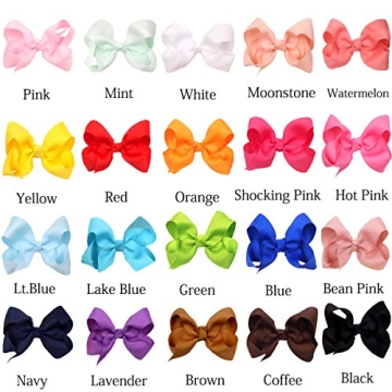 JOYOYO 40PCS Hair Bows for Girls - Colorful Toddler Accessory