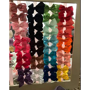 JOYOYO 40PCS Hair Bows for Girls - Colorful Toddler Accessory