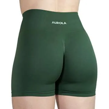 AUROLA Dream Collection Women Workout Shorts High Waist Gym Shorts, Scrunch Butt Seamless Athletic S...